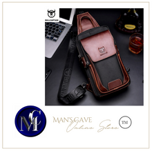 Load image into Gallery viewer, "Legend Collection" - Cowhide Shoulder Chest Bag - Metallic Range 3 Colours