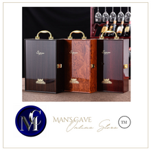 Load image into Gallery viewer, "Arna Lisa" Royal Collection - Twin Leather Box - Top Line Gift Box + Accessories