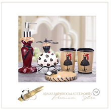 Load image into Gallery viewer, "Fair Lady" Bathroom Set - 5 piece. (3D Design)