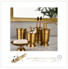 Load image into Gallery viewer, Crome Brass Bathroom Set x5 Piece (Top Product) High Quality