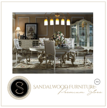 Load image into Gallery viewer, "Arna Royal Victorian Collection" Luxury Plus Furniture - Exquisite Dining Table & Chairs x6
