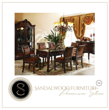 Load image into Gallery viewer, "Arna Royal Victorian Collection" Luxury Plus Furniture - Exquisite Classic Dining Table Marble & Chairs x6