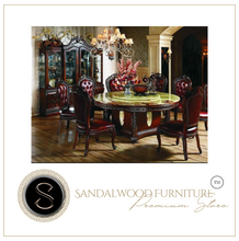 Load image into Gallery viewer, "Arna Royal Victorian Collection" Luxury Plus Furniture - Exquisite Dining Table 1.8 Marble & Chairs x6