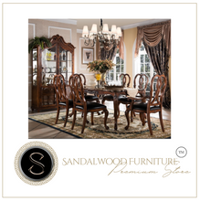 Load image into Gallery viewer, "Arna Royal Victorian Collection" Luxury Plus Furniture - Exquisite Royal Antique Dining Table & Chairs x6 Marble