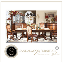 Load image into Gallery viewer, "Arna Royal Victorian Collection" Luxury Plus Furniture - Exquisite Classical Dining Table & Chairs Marble