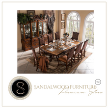 Load image into Gallery viewer, "Arna Royal Victorian Collection" Luxury Plus Furniture - Exquisite European French Dining Table & Chairs x8