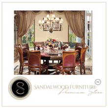 Load image into Gallery viewer, "Arna Royal Victorian Collection" Luxury Plus Furniture - Exquisite Antique Dining Table & Chairs x8