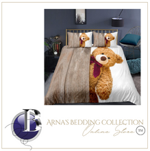 Load image into Gallery viewer, 3D Teddy Bear Bedding Set 3 Pcs Duvet Cover & Pillowcase(s)