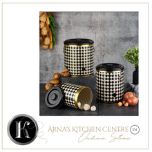 Load image into Gallery viewer, "Arna Lisa" Royal Collection - Black and Gold - Storage Containers