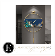 Load image into Gallery viewer, Luxury Clocks - Creativity Pure Copper Enamel Process Wall Clock Modern Design European Magpie Decorative Clocks Home Living Room Decoration