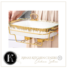 Load image into Gallery viewer, "Arna Lisa" Royal Collection - Luxury Stock Pot + Cover, Casserole Pot Set + Rack - Large