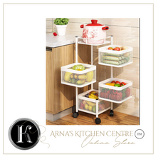 Load image into Gallery viewer, Versatile Storage Set on Casters - Multi-layer Baskets Kitchen/Bedroom/Bathroom/Sewing Room/Toys