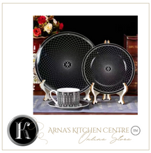 Load image into Gallery viewer, "Arna Lisa" Royal Collection - Luxury 24 Piece Bone China Dinnerware for 6