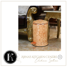 Load image into Gallery viewer, "Arna Royal Vintage Collection" Luxury Pedal Golden Range 6L Trash Rubbish Bin