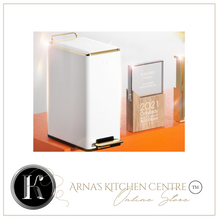 Load image into Gallery viewer, "Arna Royal Vintage Collection" Luxury Golden Range 7L Trash Rubbish Bin - Home or Business