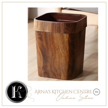 Load image into Gallery viewer, "Arna Royal Vintage Collection" Luxury Imitation Wooden 14 L Trash Rubbish Bin