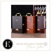Load image into Gallery viewer, "Arna Lisa" Royal Collection - Twin Leather Box - Top Line Gift Box + Accessories