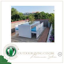 Load image into Gallery viewer, Luxury Plus Furniture - Minimalist Rattan 6 Chairs + Table (Balcony, Patio, Courtyard)