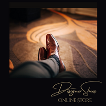 Load image into Gallery viewer, Men Shoes Square Toe Lace-up Formal Black Gold Retro Shoes - Many Sizes