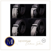 Load image into Gallery viewer, Mens Luxury BELT Automatic Buckle Genuine Leather - Brown - Many Styles & Sizes
