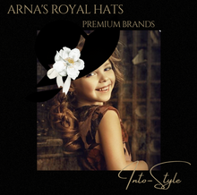 Load image into Gallery viewer, "Arna" Collection - Luxury Hats - Absolute Stunning Hat Ribbon/Lace/Flower- Many Colours