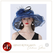 Load image into Gallery viewer, "Arna Collection" Luxury Hats - Stunning Designer Organza
