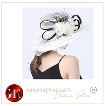Load image into Gallery viewer, "Arna Collection" Luxury Hats - Stunning Designer Organza