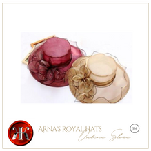 Load image into Gallery viewer, "Arna Collection" Luxury Hats - Sheer Elegance