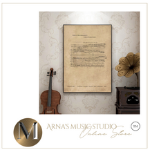 Load image into Gallery viewer, Arna's Luxury Painting Collection - Classical Musical Notes Canvas Painting - Many Styles