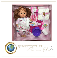 Load image into Gallery viewer, Arna Lisa Soft Talking Smart Doll - Speaking, Blinking, Feeding, Potty Training Doll
