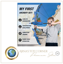 Load image into Gallery viewer, Children's Bow and Arrow Light-up Archery Set - Age 3 4 5 6 7 8 9 10 11 12 Years