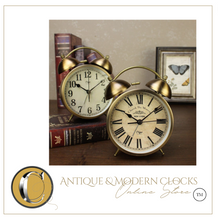 Load image into Gallery viewer, Deluxe "Arna Royal Clock Collection" Retro Vintage Table Clock - Many Styles