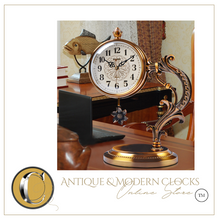 Load image into Gallery viewer, "Arna Royal Victorian Collection" Vintage Unique High Quality Copper Table Clock