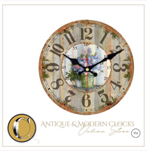 Load image into Gallery viewer, Deluxe "Arna Royal Clock Collection" Handcrafted Retro Wooden Wall Clock