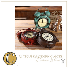 Load image into Gallery viewer, Deluxe "Arna Royal Clock Collection" Retro Iron Clock - Many Colours
