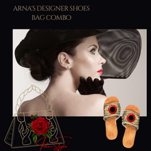 Load image into Gallery viewer, Limited Edition - Luxury Lace Shoe Set - Many colours & Sizes (Shoe + Clutch)