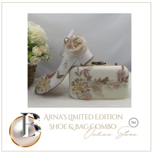 Load image into Gallery viewer, Limited Edition - Luxury Lace Shoe Set - Many Colours & Sizes (Shoe + Clutch)