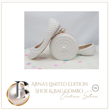 Load image into Gallery viewer, Limited Edition - Luxury Lace Shoe Set - Many colours & Sizes (Shoe + Clutch) Wedding