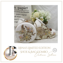 Load image into Gallery viewer, Limited Edition - Luxury Lace Shoe Set - Many Colours & Sizes (Shoe + Clutch)