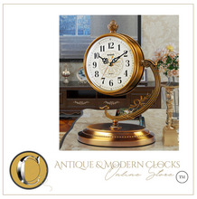 Load image into Gallery viewer, "Arna Royal Victorian Collection" Vintage Unique High Quality Copper Table Clock
