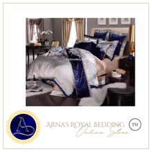 Load image into Gallery viewer, "Arna Lisa" Royal Collection - New Royal Luxury Bedding - Queen - 10 Piece
