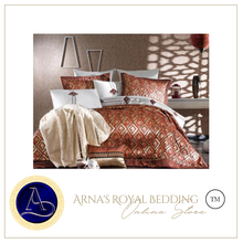 Load image into Gallery viewer, "Arna Lisa" Royal Collection Bedding Set - 11 Piece Rustic