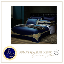 Load image into Gallery viewer, "Arna Lisa" Royal Collection - Luxury 600TC Egyptian Cotton Classic Exquisite Bedding Set - King 4 piece