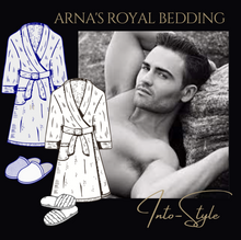 Load image into Gallery viewer, "Arna Lisa" Royal Collection - Luxury Golden Satin Egyptian Cotton Silky Soft Bedding Set - King 10 Piece