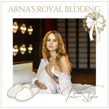 Load image into Gallery viewer, "Arna Lisa" Royal Collection - Luxury Vintage Brocade Jacquard Egyptian Cotton Lion Embroidered - King 12 Piece