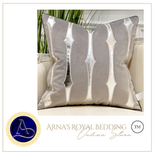 Load image into Gallery viewer, "Arna Royal LUXURY Collection" European-Style Sofa Cushion Cover Luxury 50cm x 50cm Silver/Gold Selection