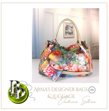Load image into Gallery viewer, Limited Edition - Luxury Designer Multi-Coloured Floral Handbag (Large)
