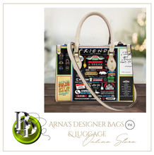 Load image into Gallery viewer, Women's Leather Messenger Bag - Friends Edition