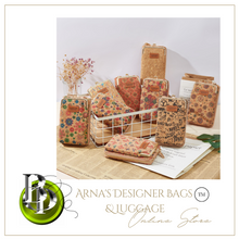 Load image into Gallery viewer, "Arna Lisa" Collection - Designer Vintage Dutch Woodgrain Shoulder Purse Phone Bag + Chain