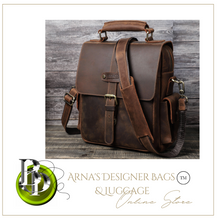 Load image into Gallery viewer, "Legend Collection" - New Men's Genuine Leather Shoulder/Messenger Bag Horse/Cowhide FREE ENGRAVING PERSONALISE